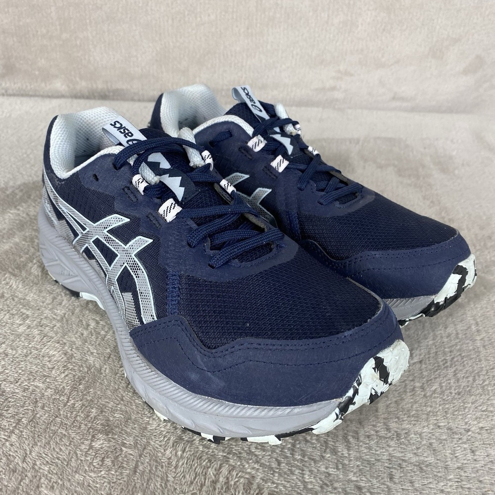 Asics Gel-Venture 10 Womens Shoes Size 8 Blue Gray Running Trail Shoes 1012B759